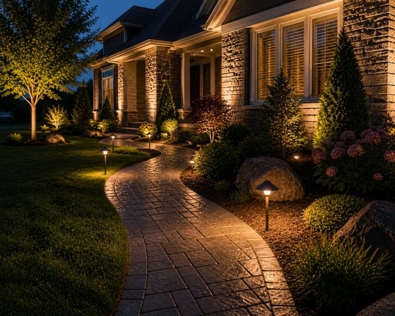 Walkway Lighting Installation in Alpharetta, GA