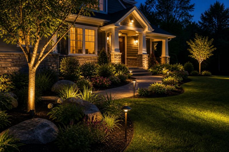 Walkway Lighting Installation in Alpharetta, GA