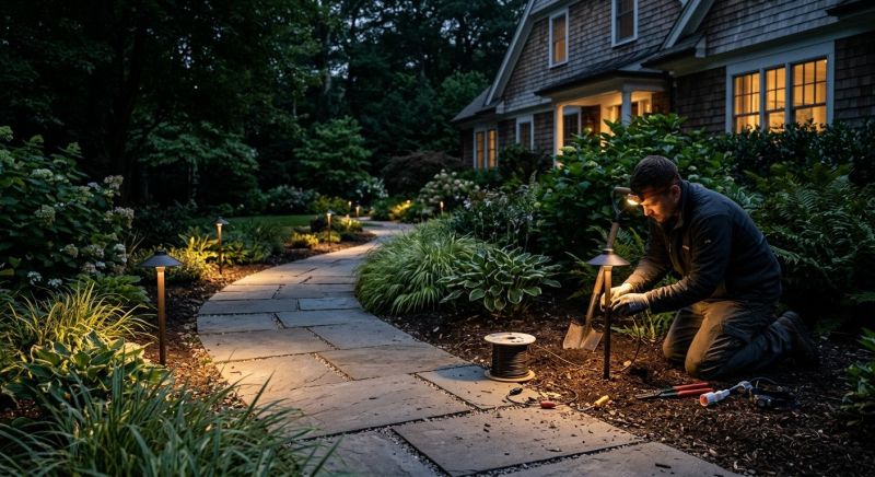 Landscape Lighting Installation in Alpharetta, GA